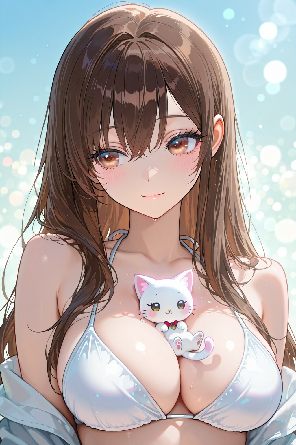 猫と一緒
