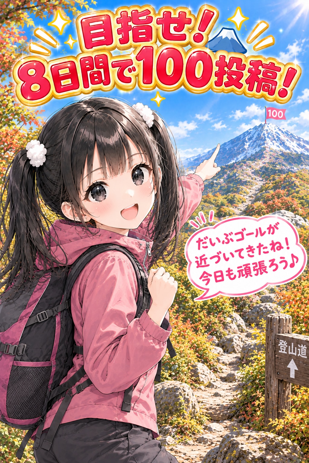 目指せ100投稿！6日目✨️今日も頑張りましょ〜♪