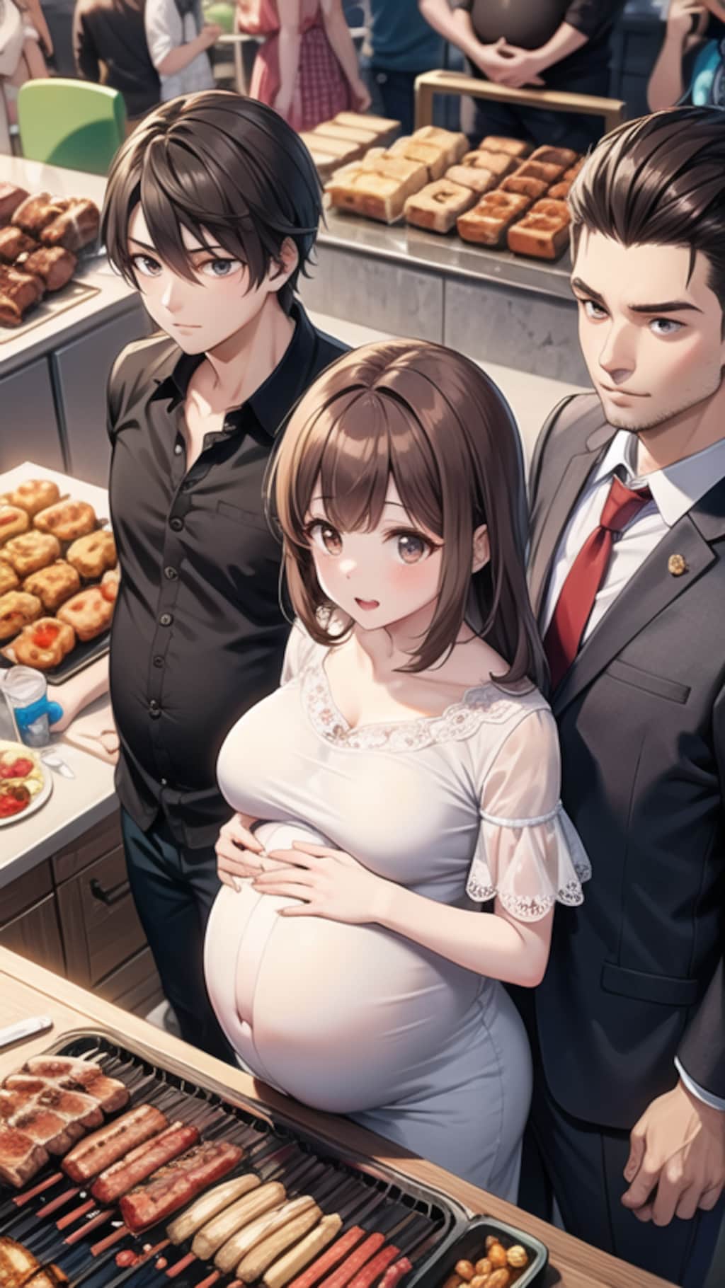 幸せそうな妊婦さん