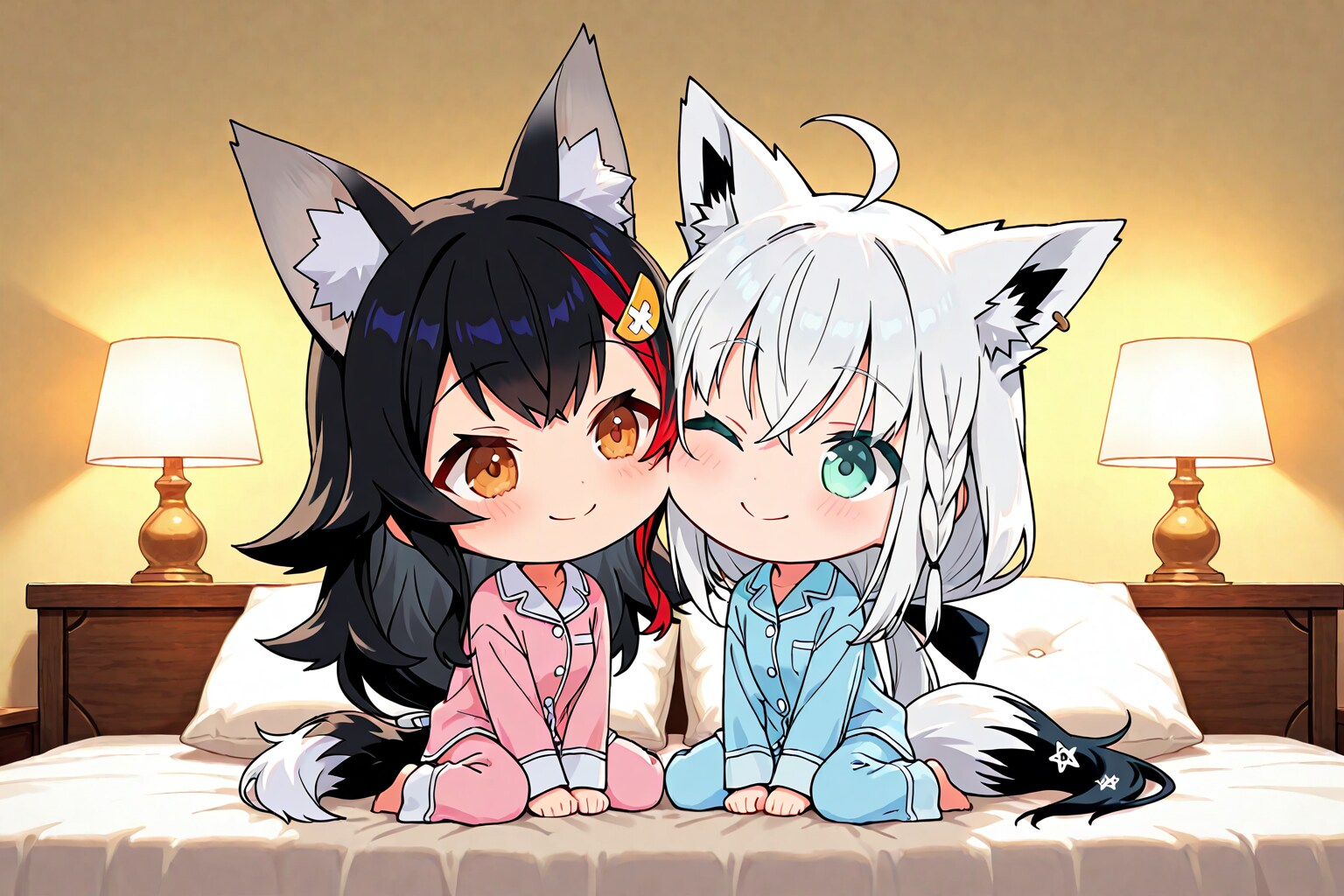 フブミオ（お泊り会） | の人気AIイラスト・グラビア