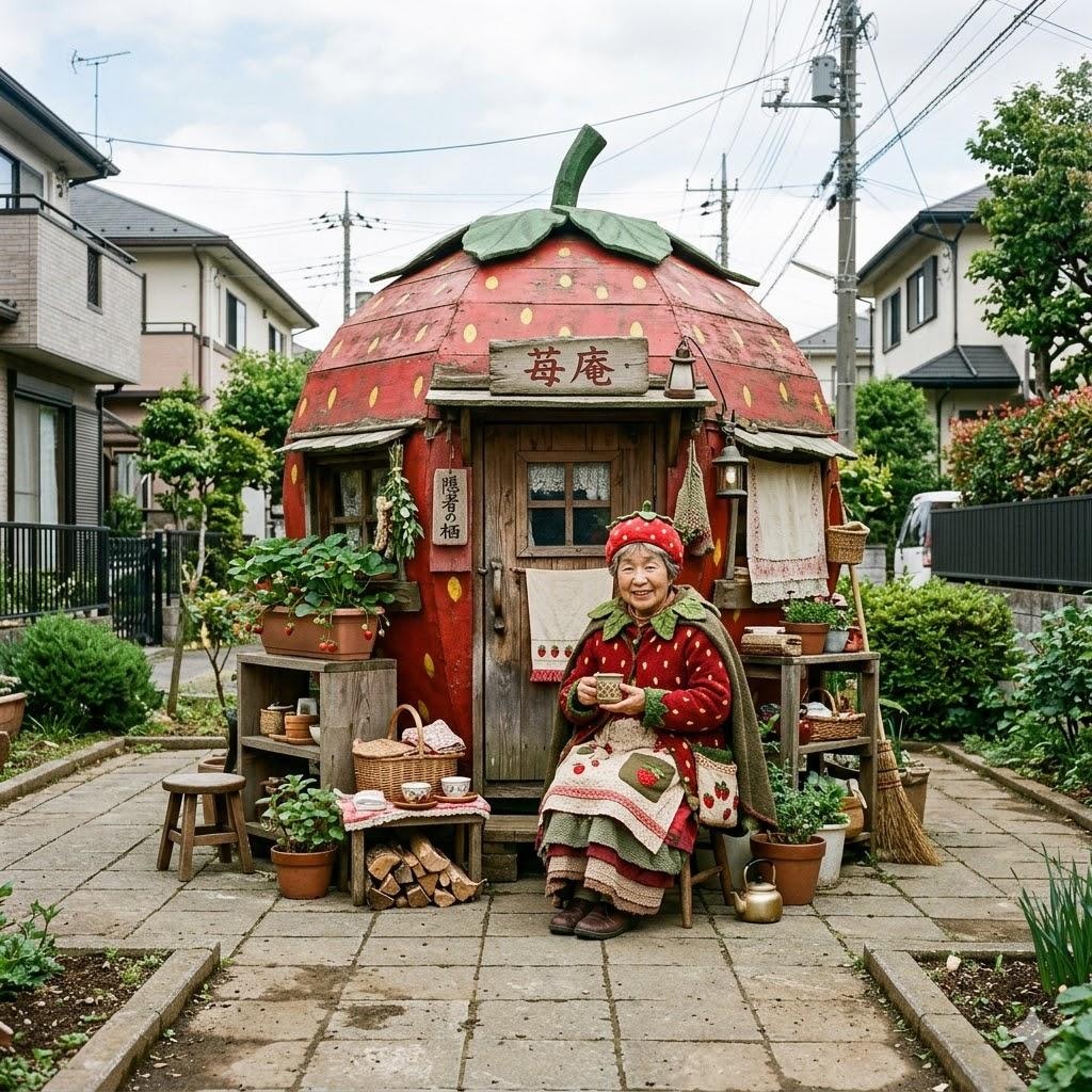 苺をモチーフにした隠者