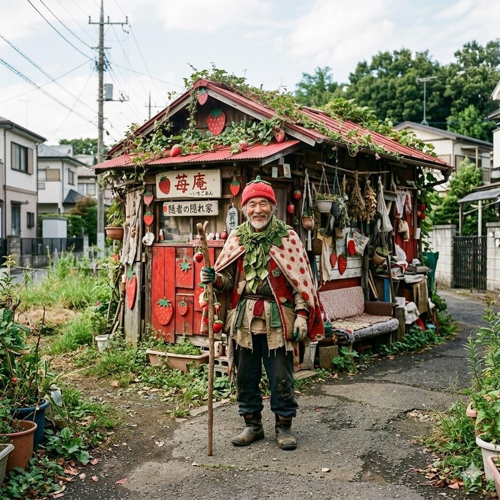 苺をモチーフにした隠者
