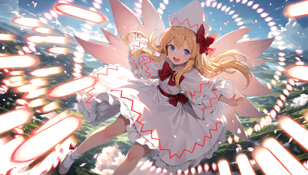 V5　東方　リリーホワイト　弾幕