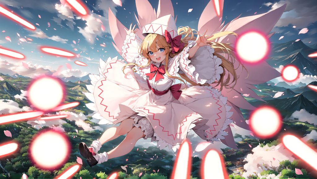 V5　東方　リリーホワイト　弾幕
