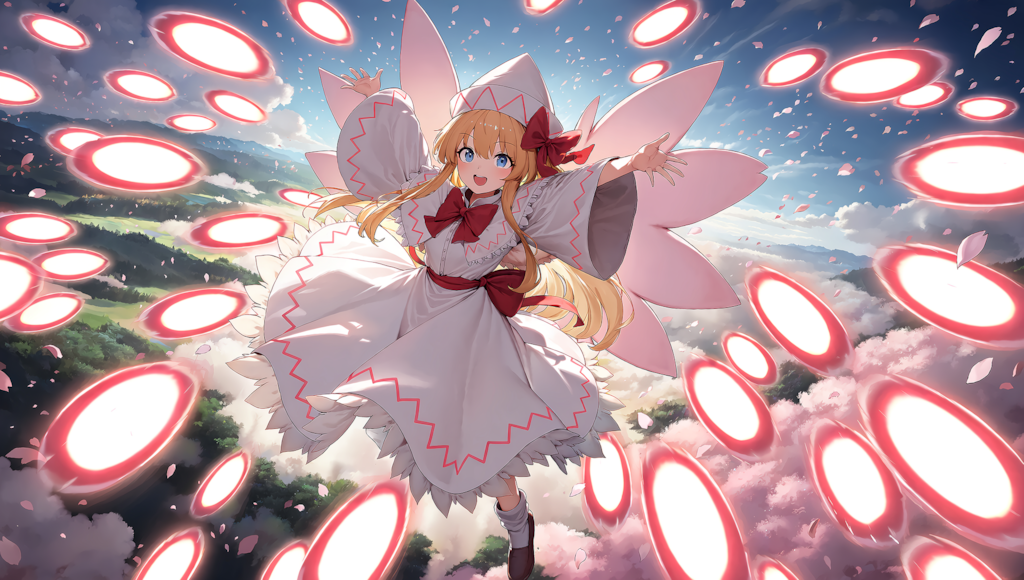 V5　東方　リリーホワイト　弾幕