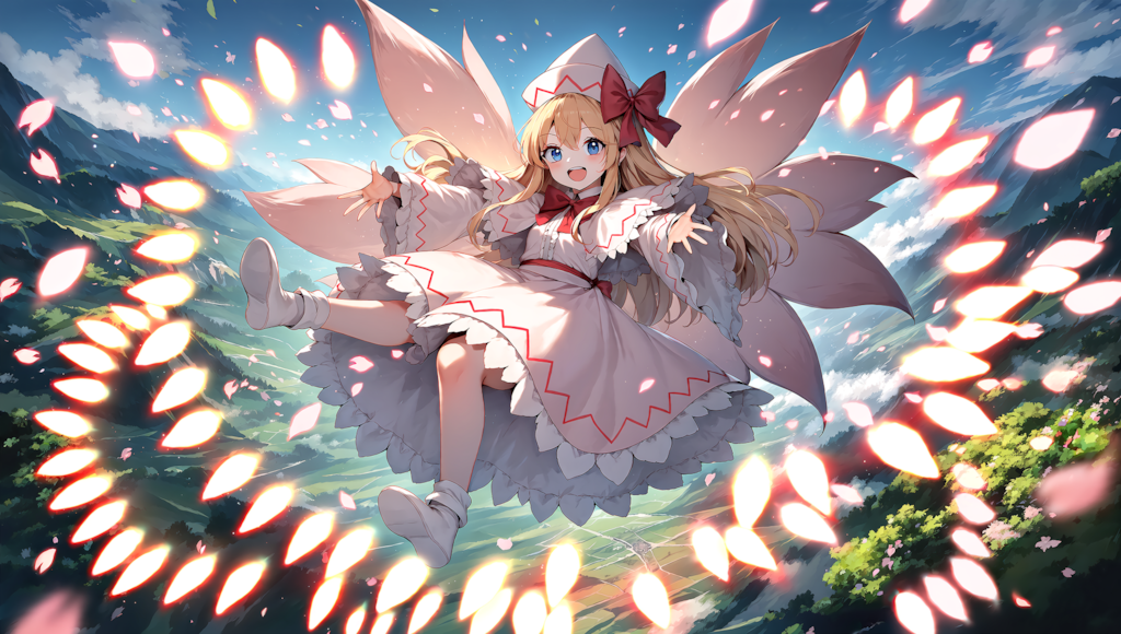 V5　東方　リリーホワイト　弾幕