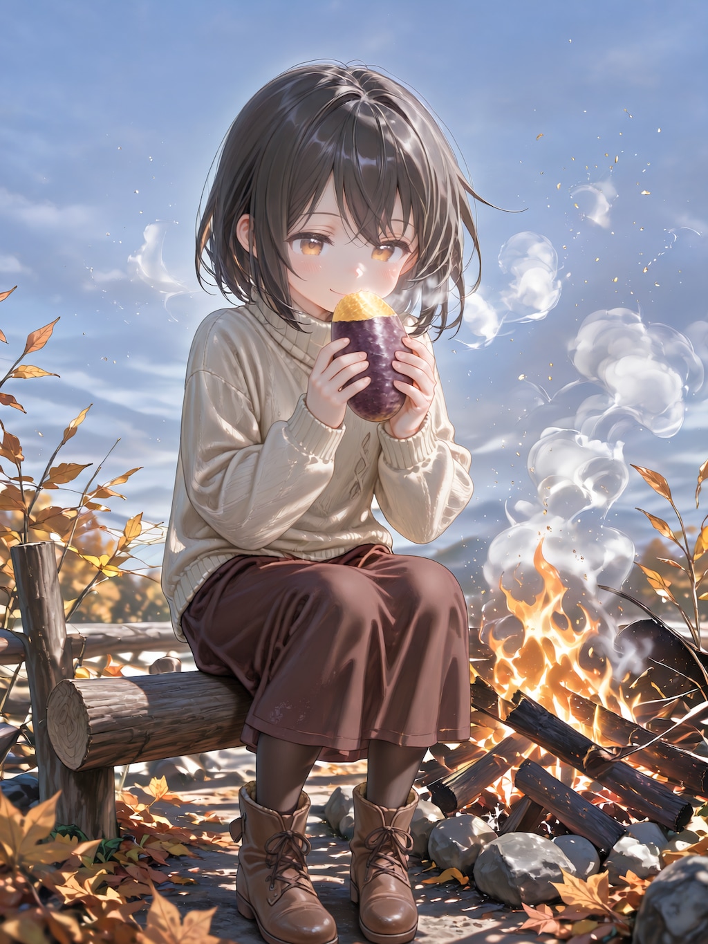 おいもさんが美味しいの。なおんなのこ