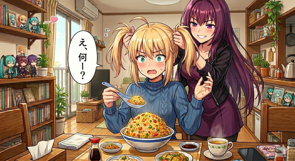 セイバーとスカサハ🎶