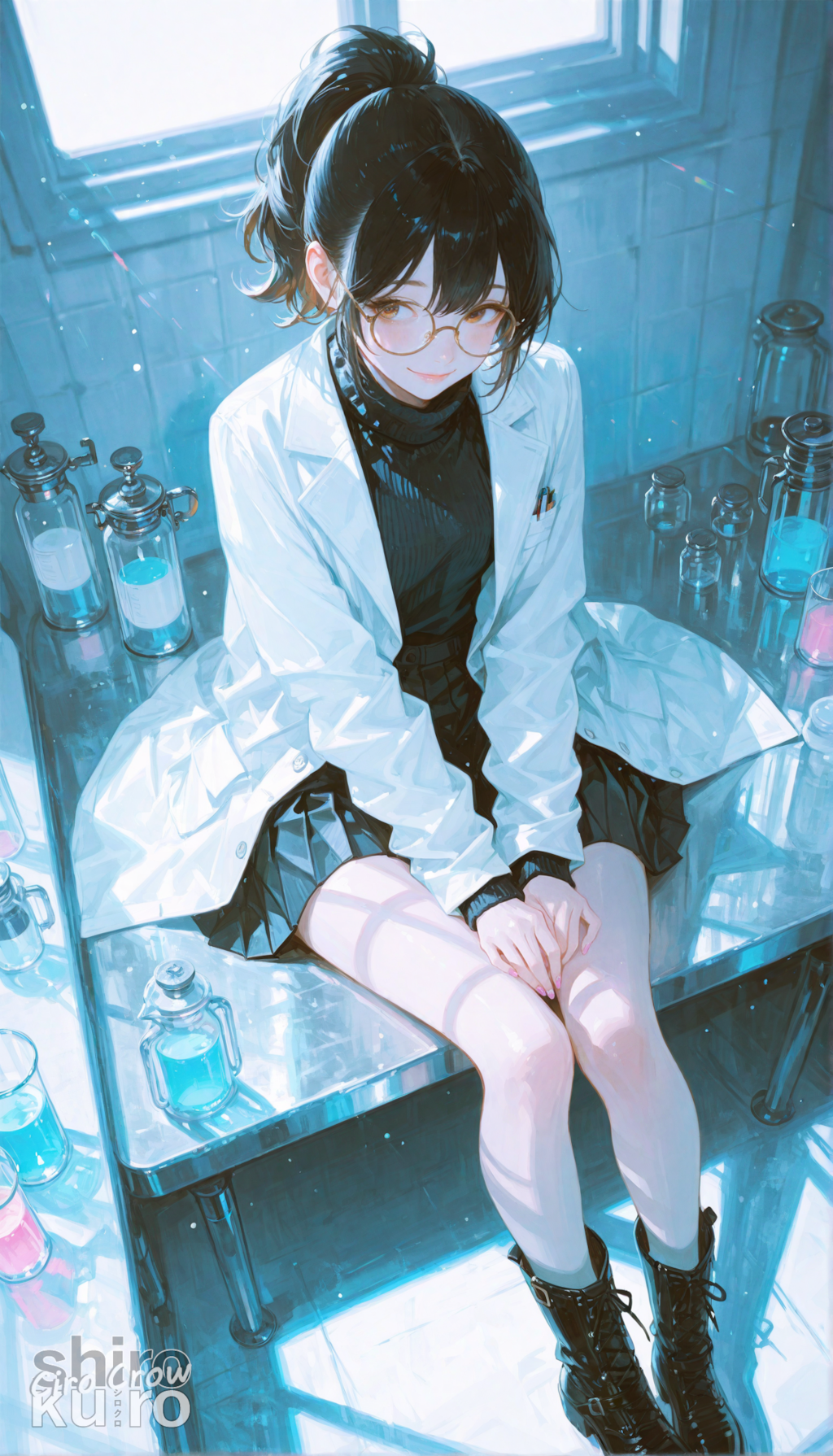 白衣とミニスカ