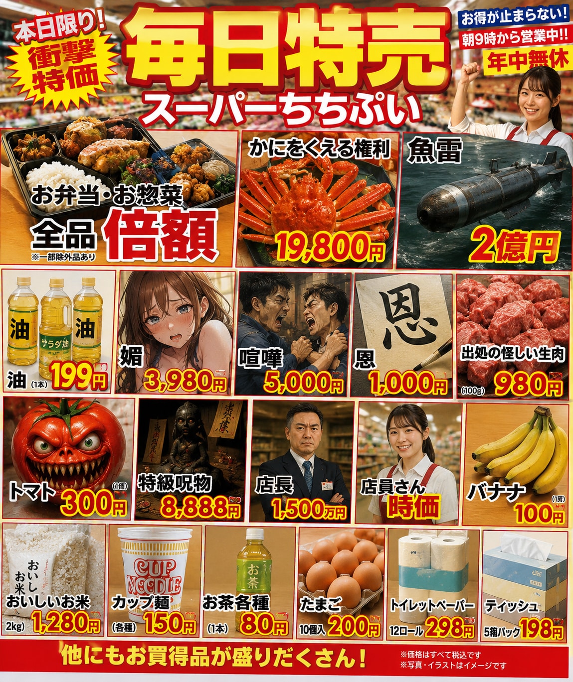 スーパーちちぷいのチラシ改