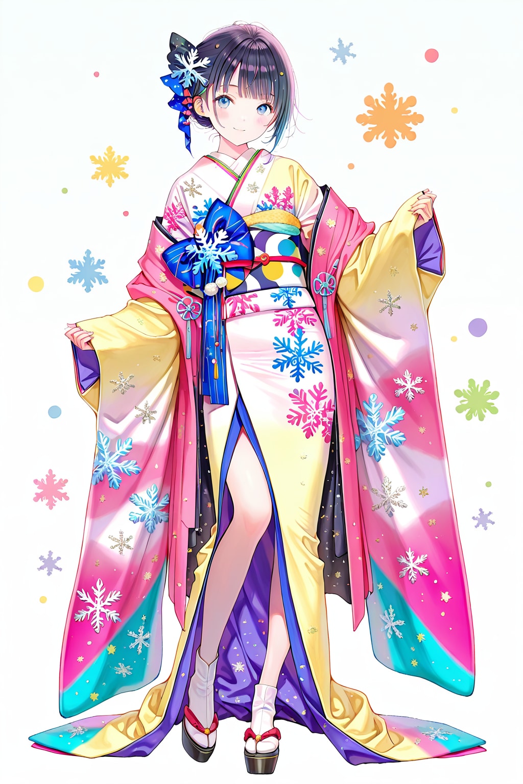 晴れ着(QILIN)(9) | の人気AIイラスト・グラビア