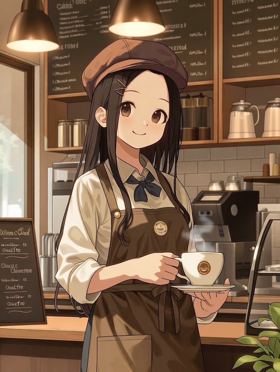 カフェのお姉さん☕✨128 | の人気AIイラスト・グラビア