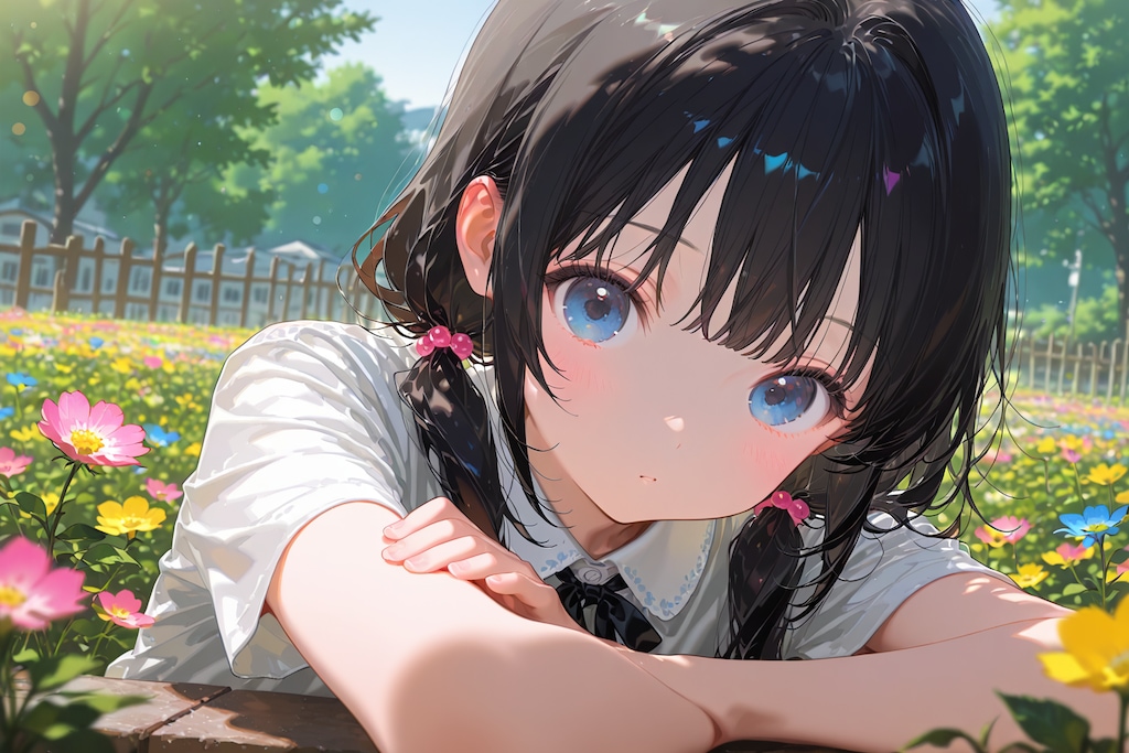 花畑と少女(PEGASUS)(2)