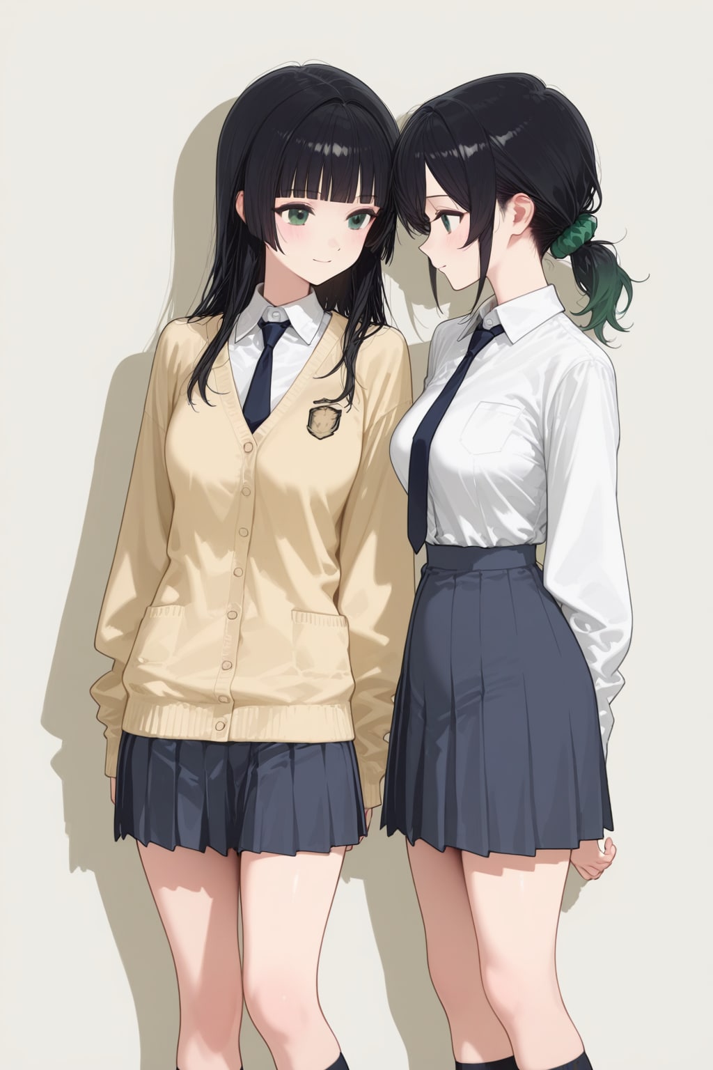 友達と一緒(たまたま出てきたなんて言えない) | の人気AIイラスト・グラビア