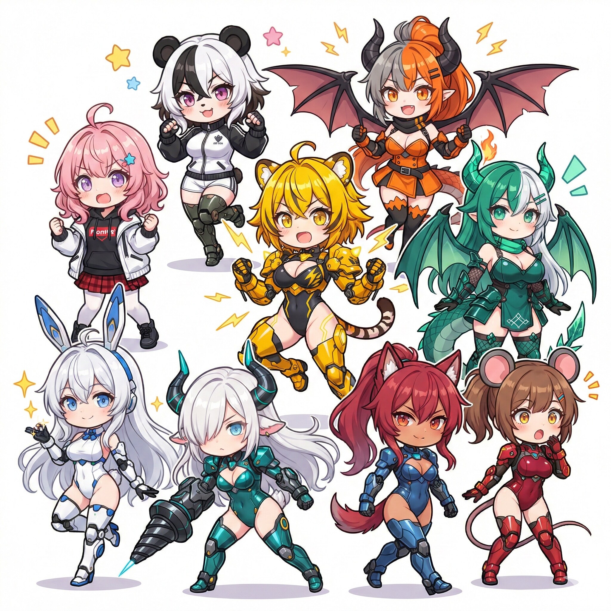 うちの子達大集合！