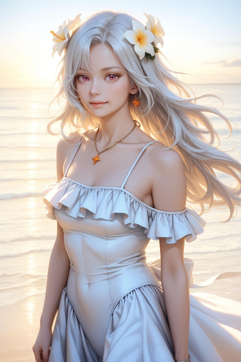 27歳の淑女の夏の思い出 | の人気AIイラスト・グラビア