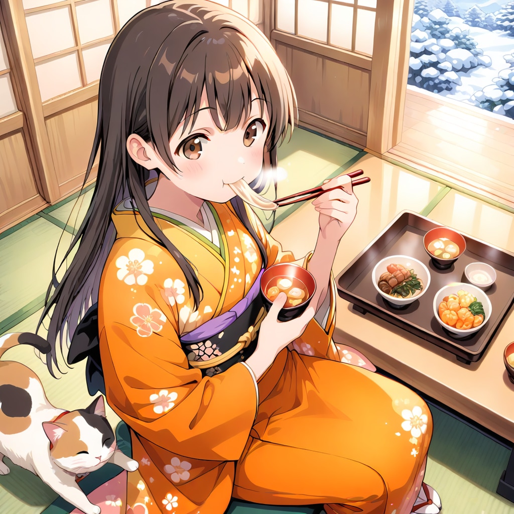 もぐもぐ | の人気AIイラスト・グラビア