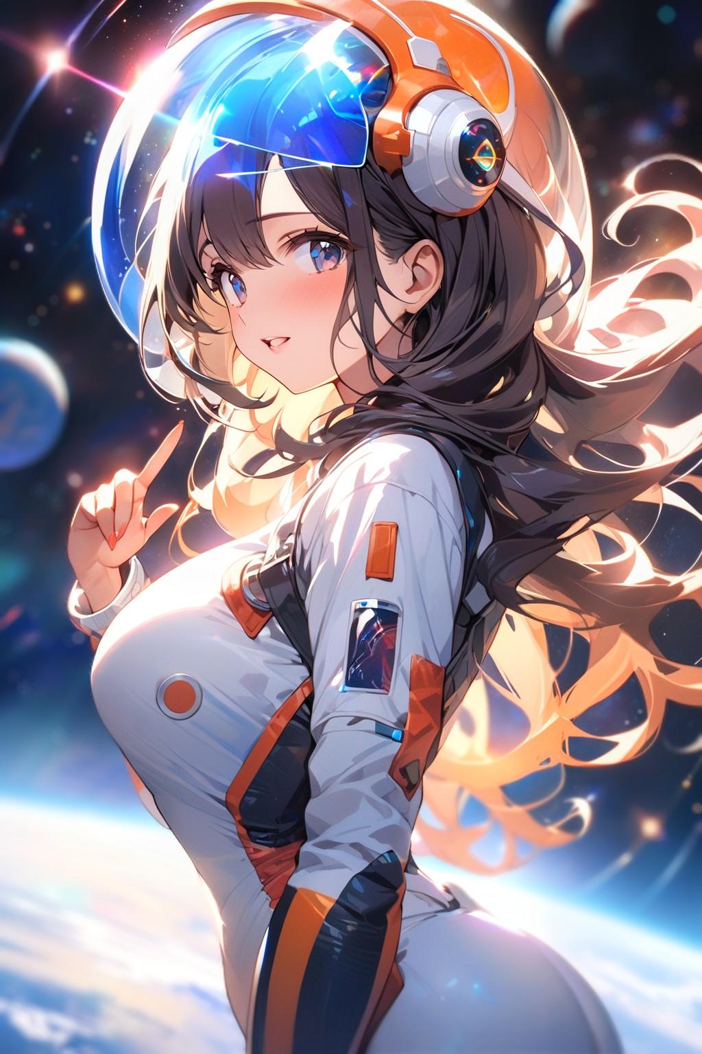 月世界旅行 お一人様100万puiでございます | の人気AIイラスト・グラビア