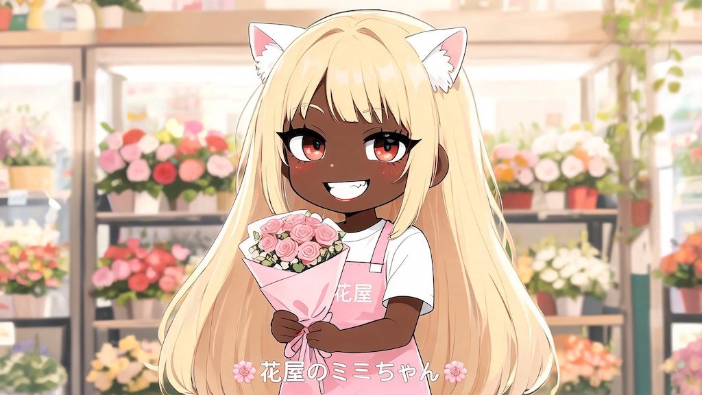 ちびギャルが働く【#けもみみ花屋にようこそ】１