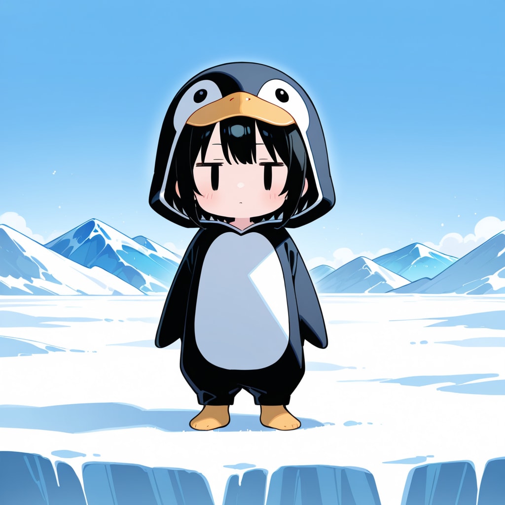 着ぐるみ着せ替え（ペンギン）