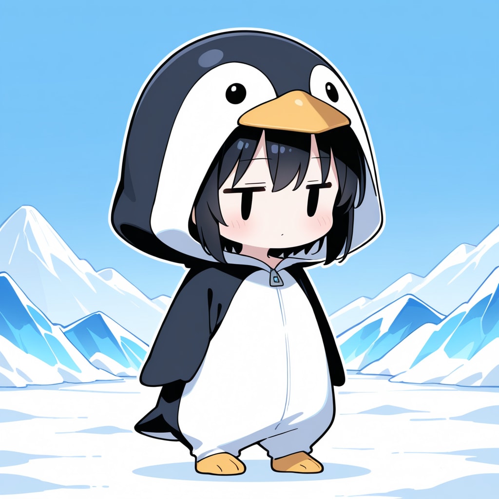 着ぐるみ着せ替え（ペンギン）