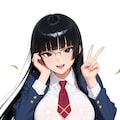 しゃがみピース杏樹(R18) 3枚目