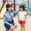 婦警さんの一日　集団登校見守りと迷子さん対応 6枚目