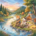 キャンプ猫 2枚目
