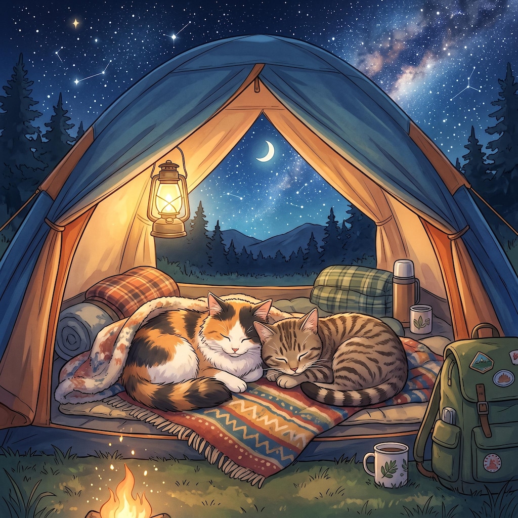 キャンプ猫