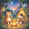 キャンプ猫 5枚目