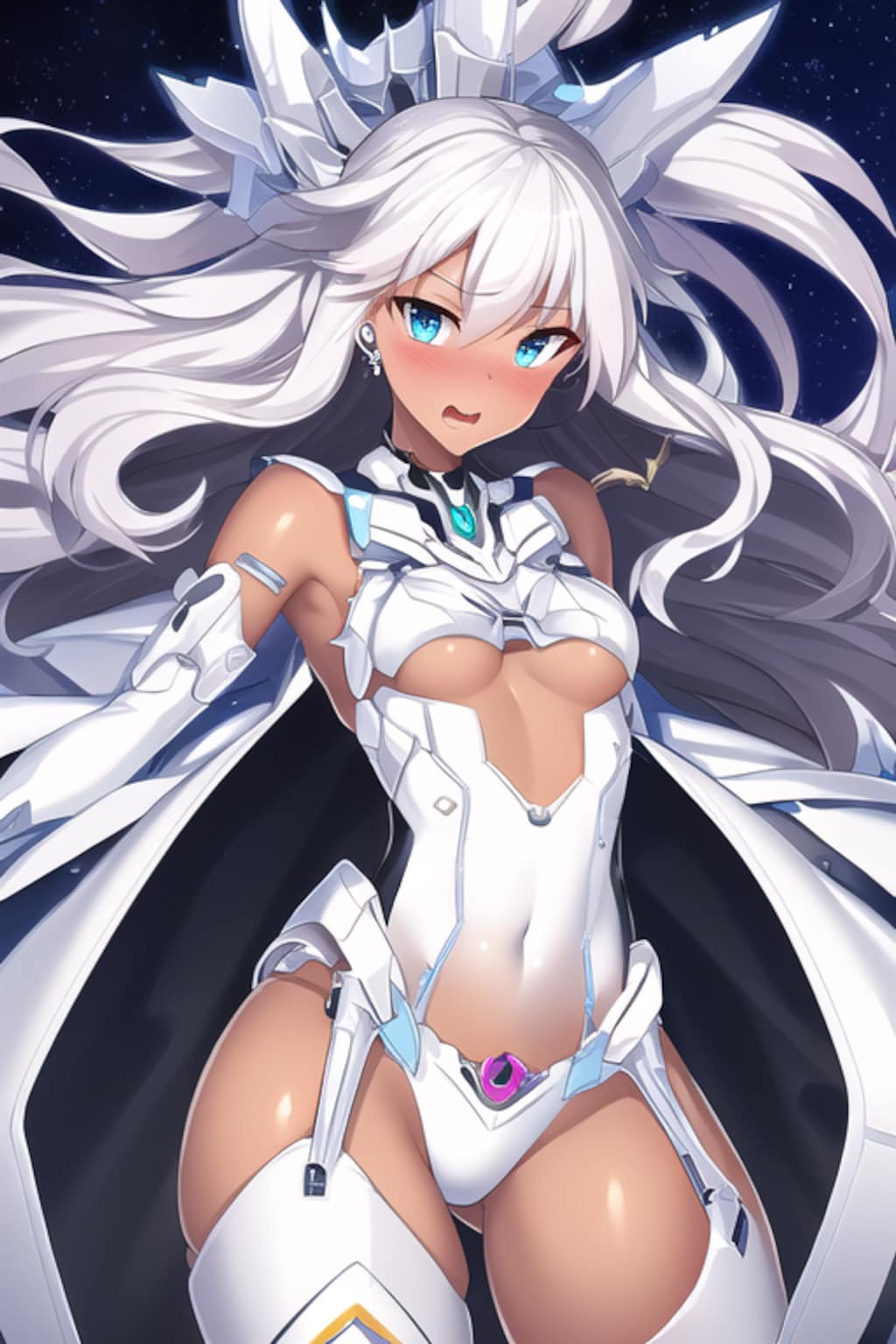 銀髪コスプレメカ娘は複雑な気分らしい