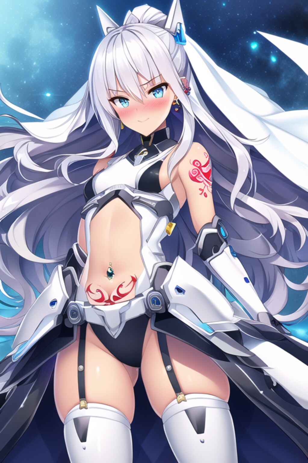 銀髪コスプレメカ娘は複雑な気分らしい