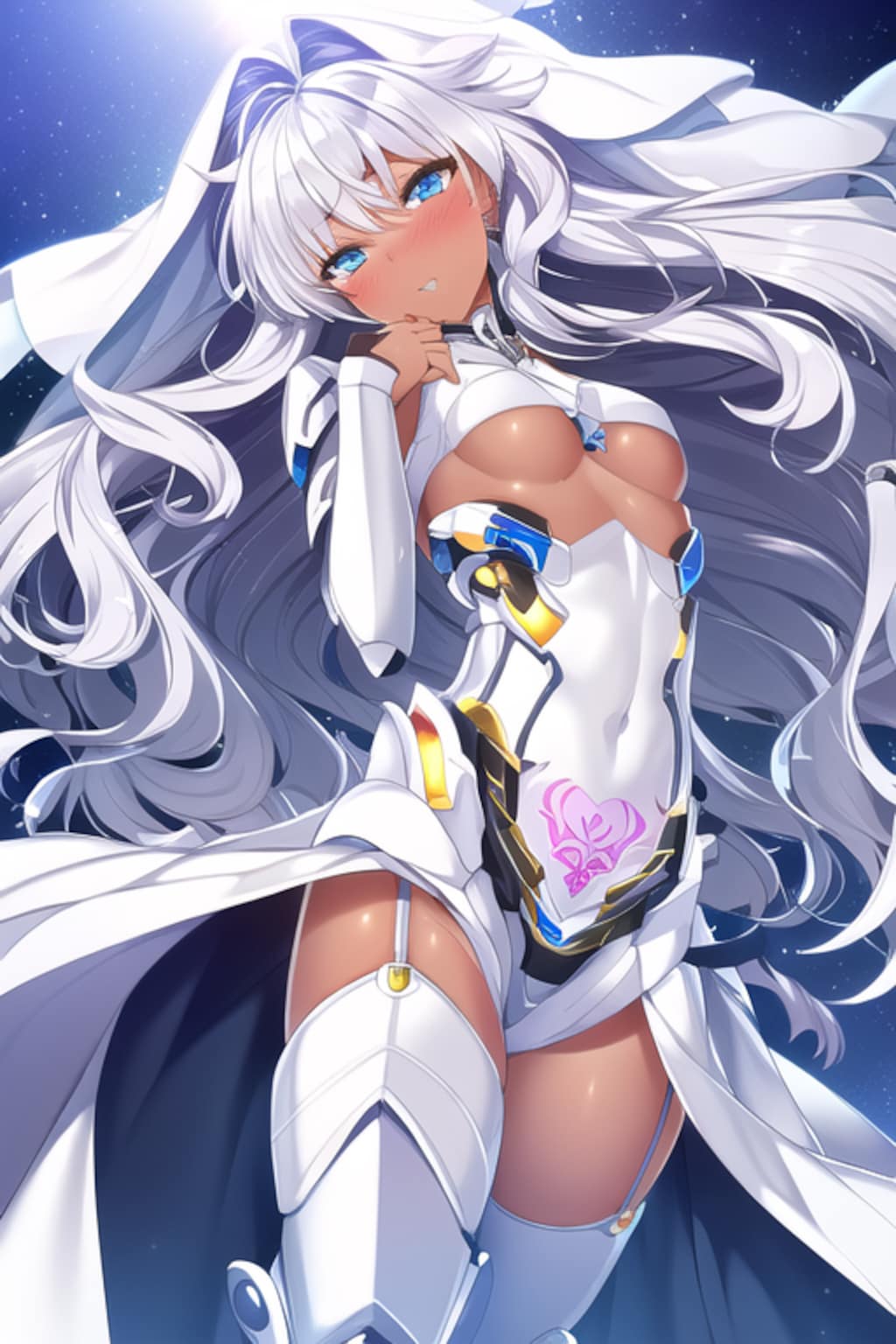 銀髪コスプレメカ娘は複雑な気分らしい