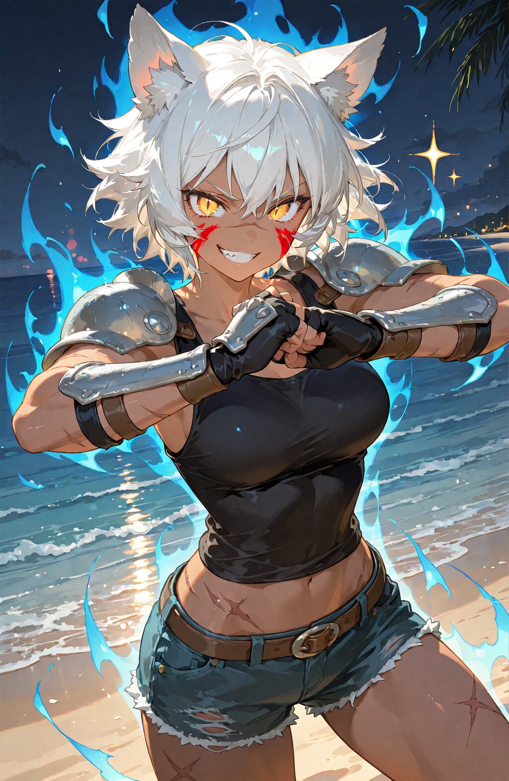 【異世界けもみみスクワッド】拳闘士キング・ウルフ