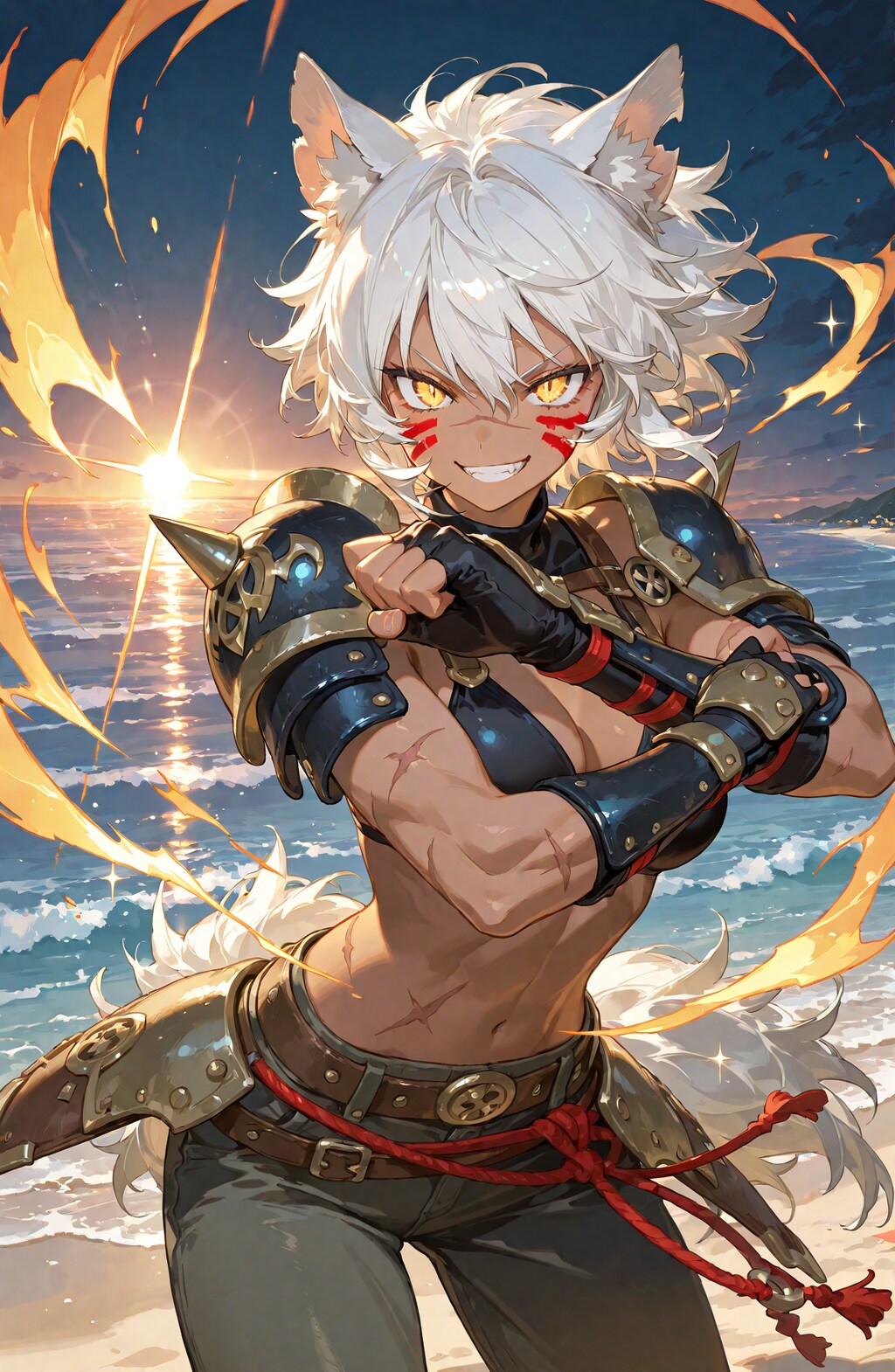【異世界けもみみスクワッド】拳闘士キング・ウルフ