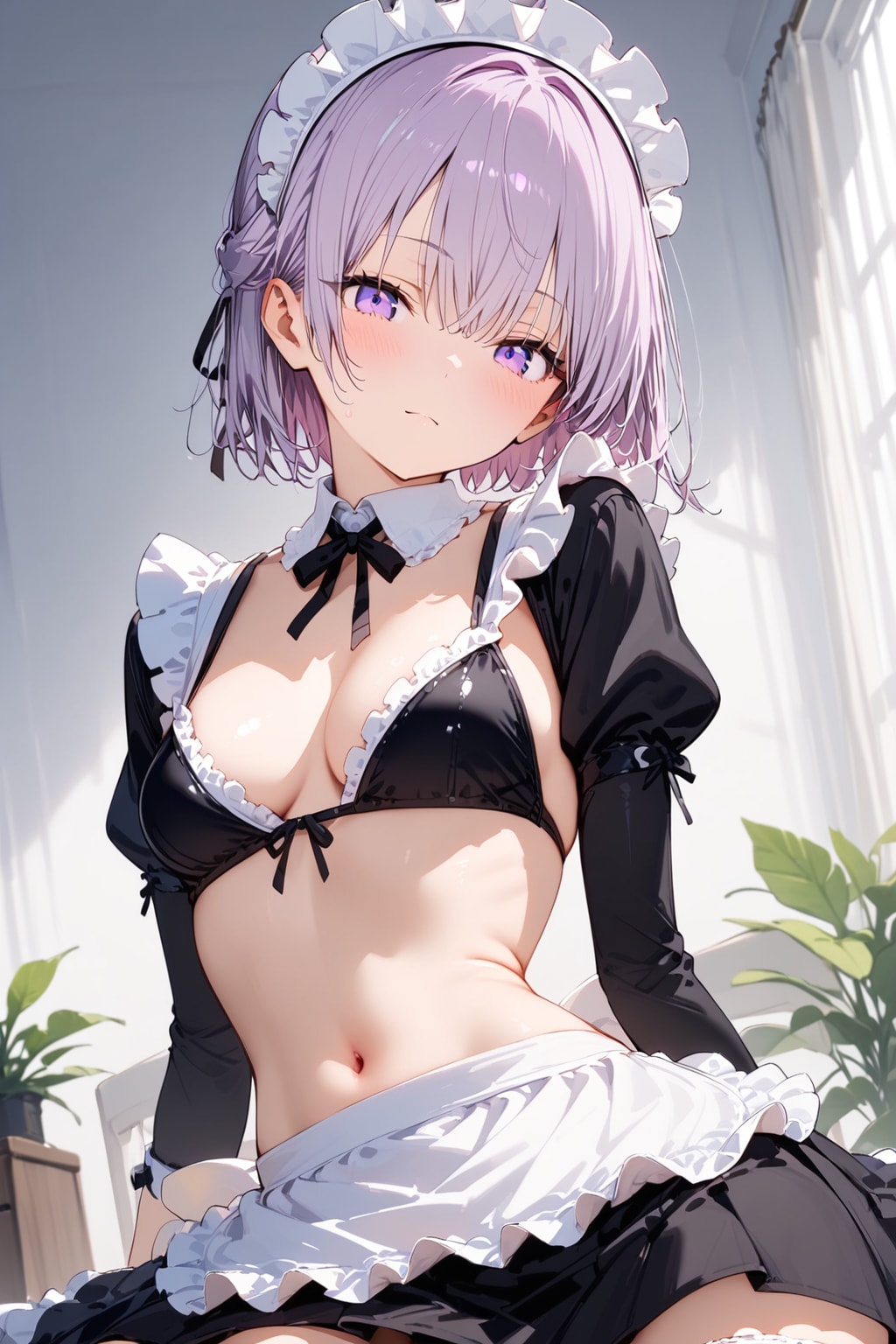 (827HQ)銀髪ちゃんメイドI2I