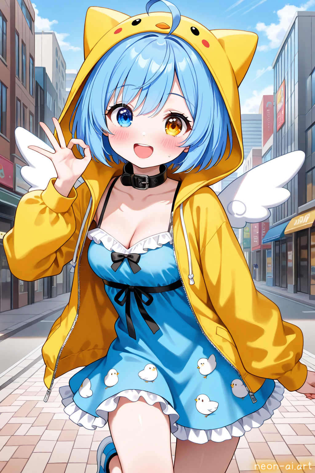 ひよこフード付きパーカー（5models）