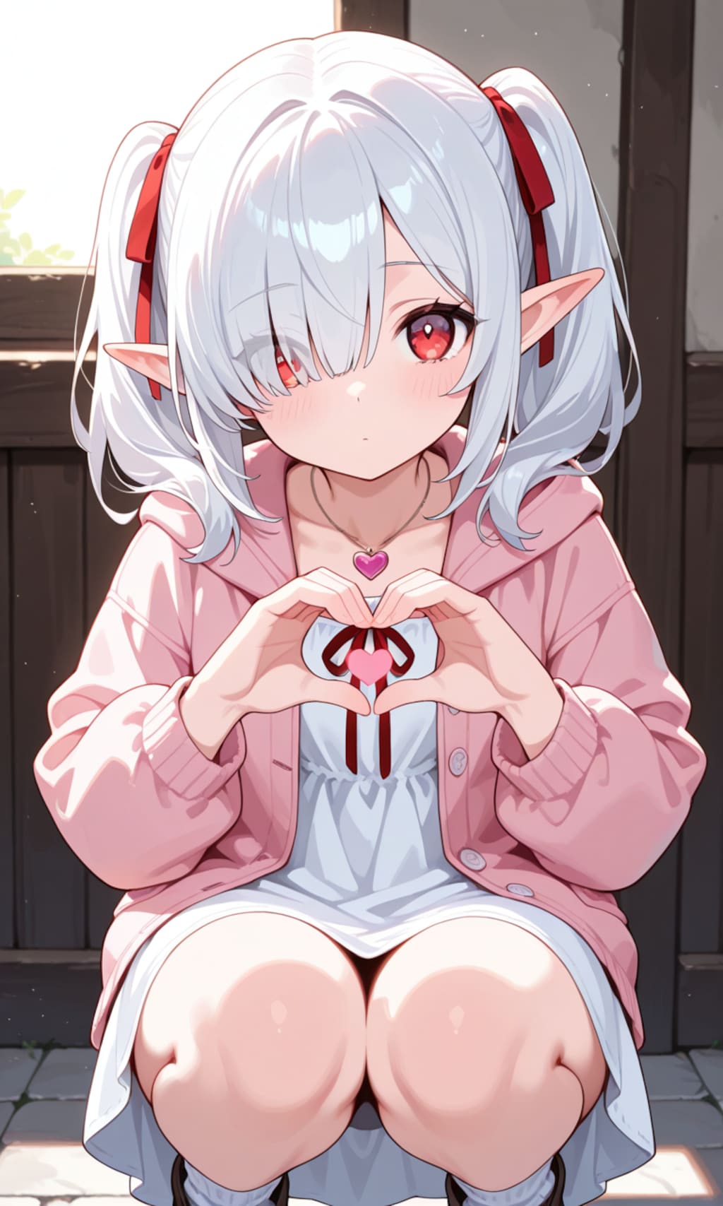 ハートマークなシロネさん