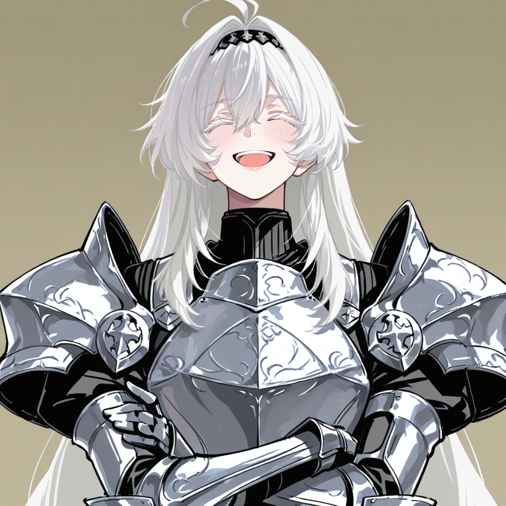 余裕しゃくしゃくな女騎士