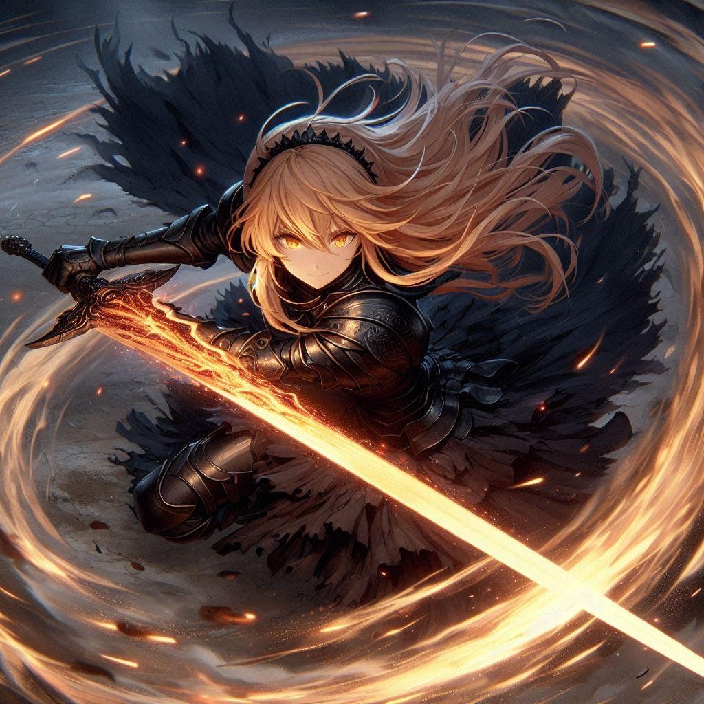 ブロンドの女騎士さん651