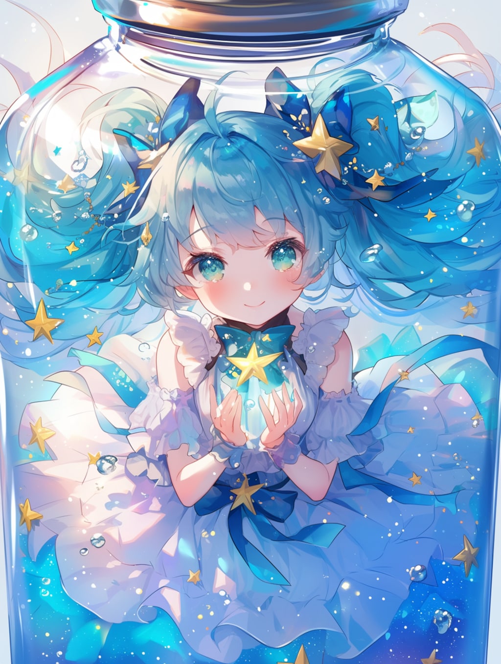 「瓶詰の少女」蒼03