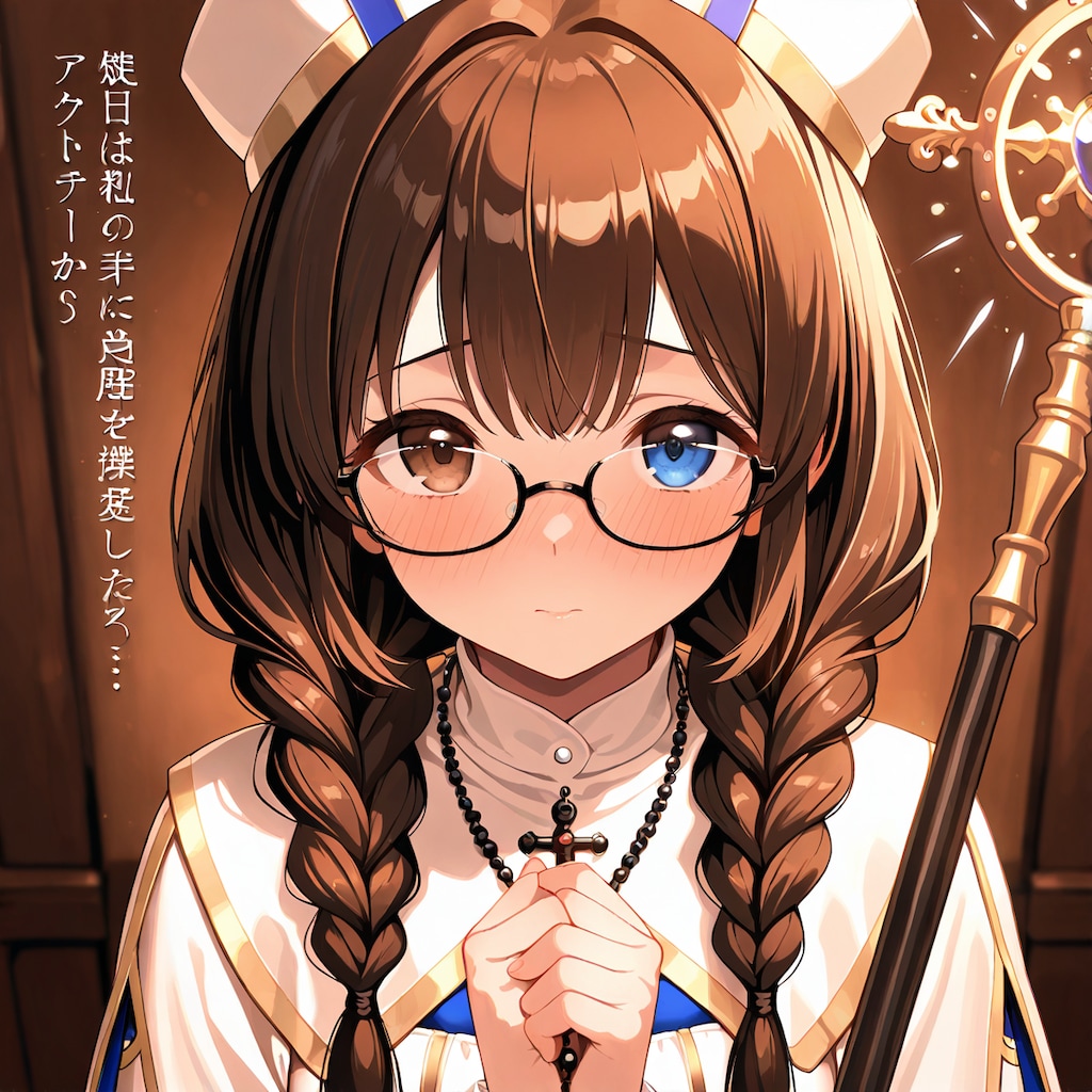 眼鏡三つ編み2nd 2