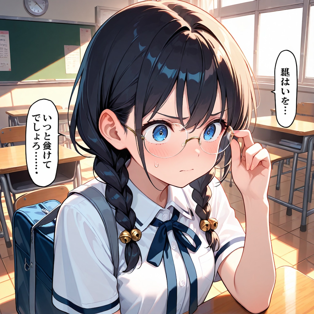 眼鏡三つ編み2nd 2