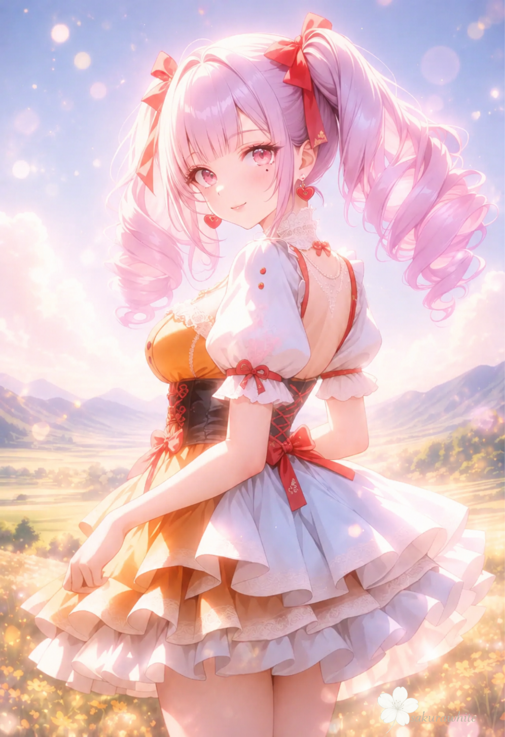 移りゆく時間の風景油彩画