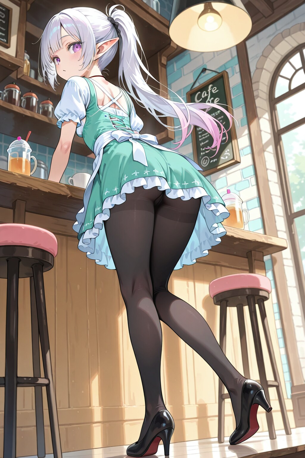 cafe | の人気AIイラスト・グラビア