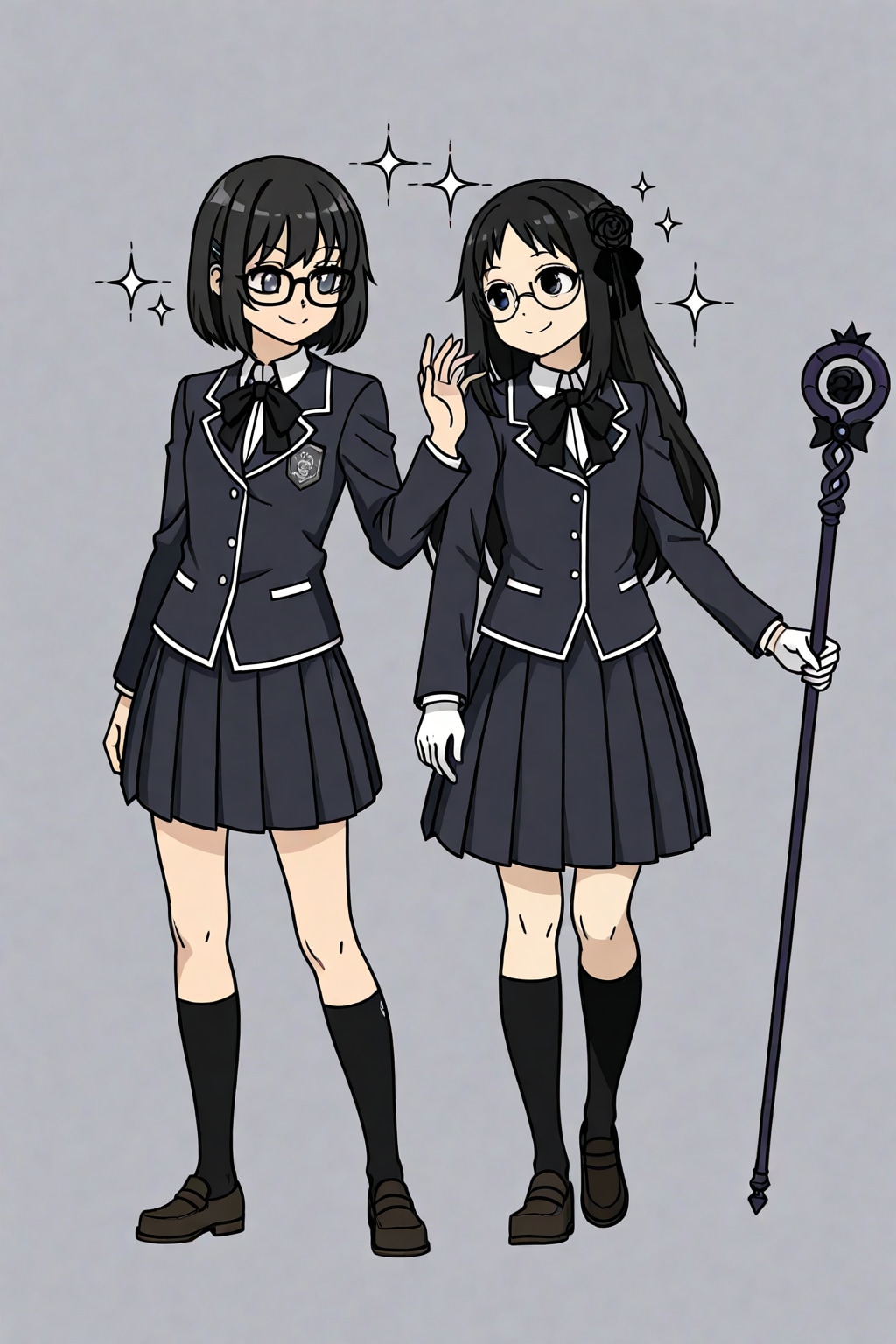 魔法少女試行錯誤（どっちも眼鏡）