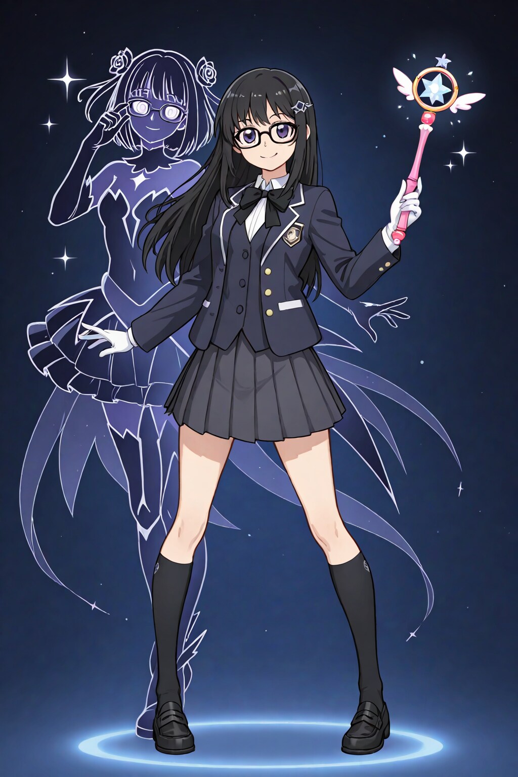 魔法少女試行錯誤（どっちも眼鏡）