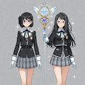 魔法少女試行錯誤（どっちも眼鏡） 2枚目