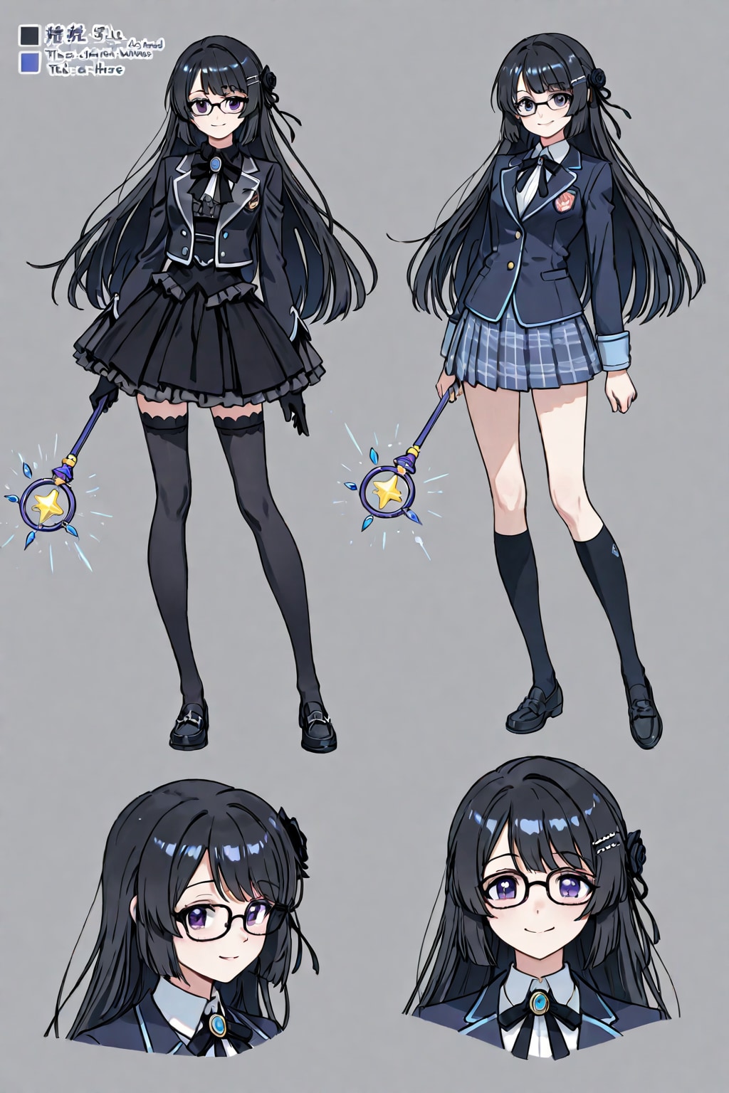 魔法少女試行錯誤（どっちも眼鏡）