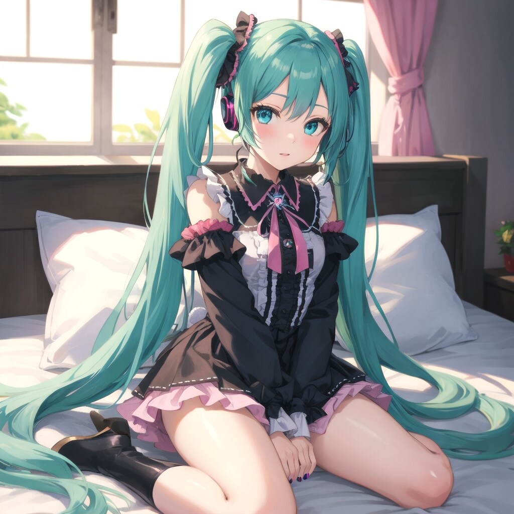 初音ミク　ゴスロリ